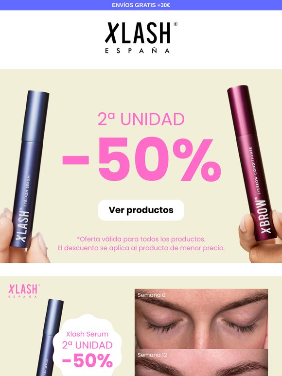 2ª unidad al -50% Dto en 💖TODA LA TIENDA💖