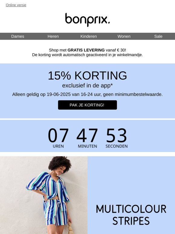 Happy Hour⏰15% korting voor JOU