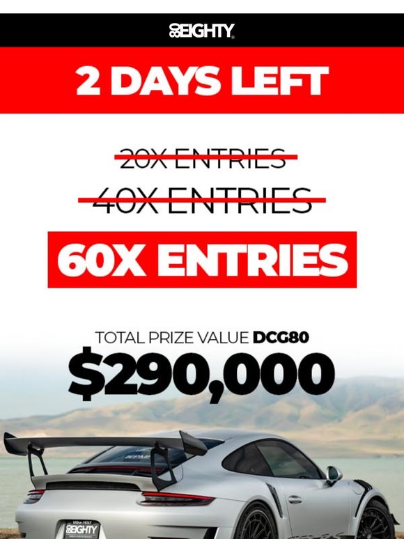 60x Entries are Live 🔥
