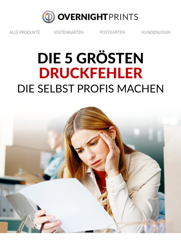Diese 5 Druckfehler machen sogar Profis