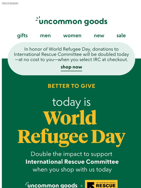 Today is World Refugee Day