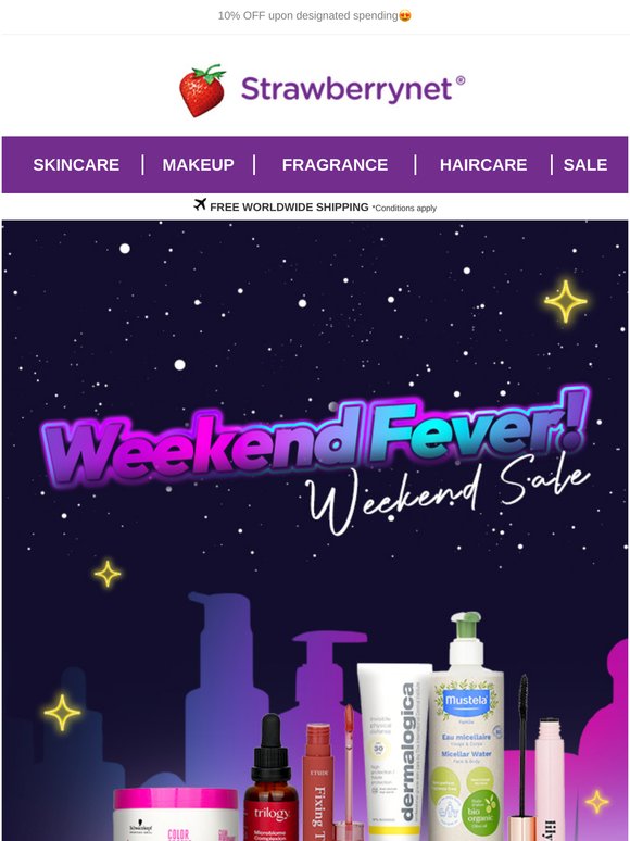 Weekend Fever!🔥Everything 12% OFF🔥