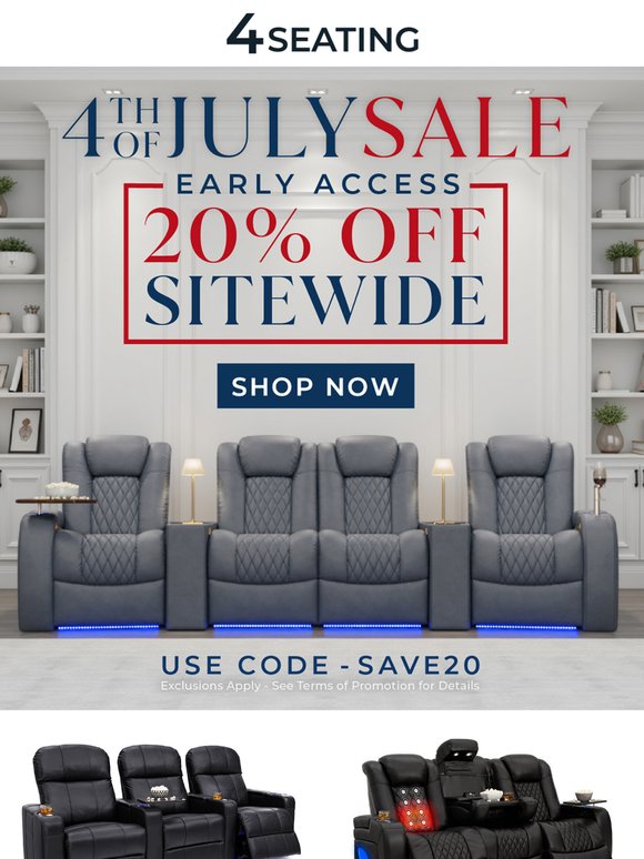 Early Access - 4th of July Deals Inside!