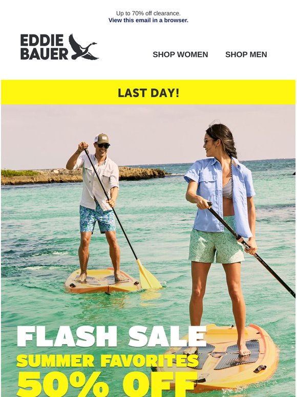 LAST DAY! 50% Off Summer Favorites