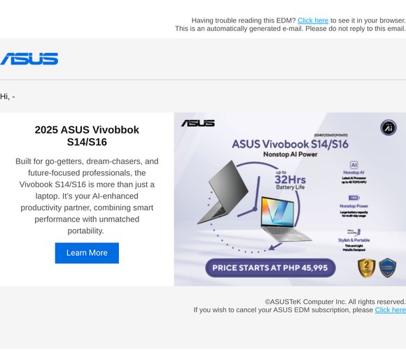 ICYMI: The New ASUS Vivobook S is here!