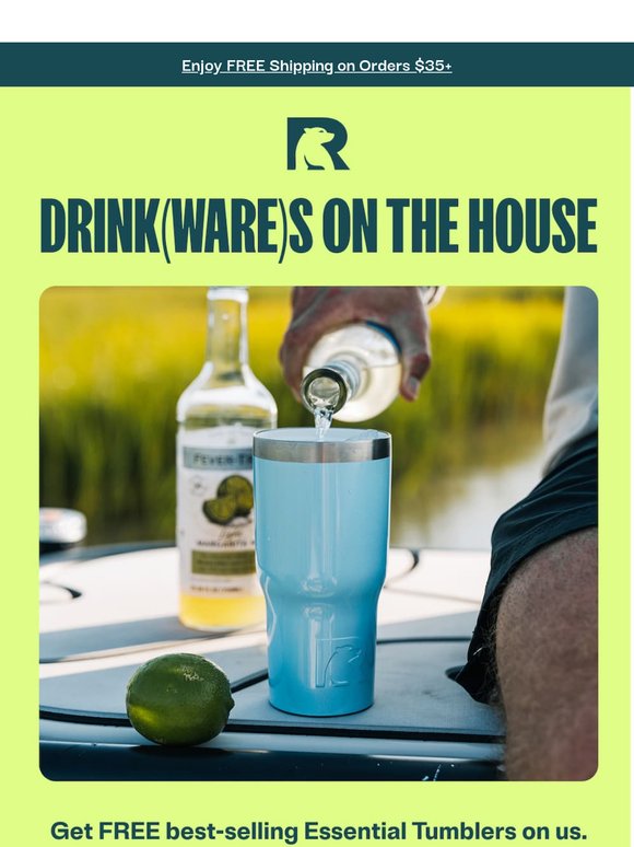 Get Your FREE Drinkware Upgrade Today!