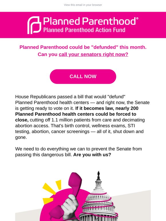 200 health centers at risk of closure ⚠️ Call your senators now!