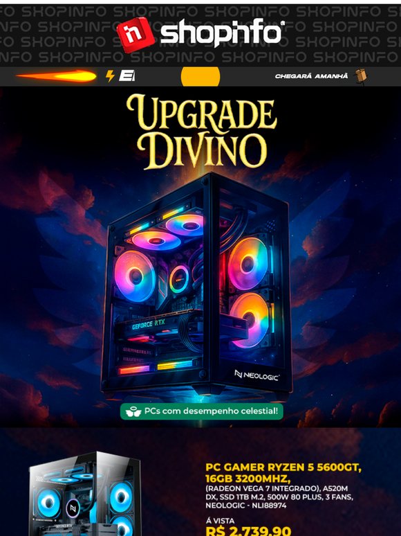 Esse não é um PC comum… é um upgrade divino 😱