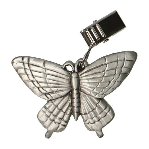 Poids pour nappe avec pince, papillon, métal