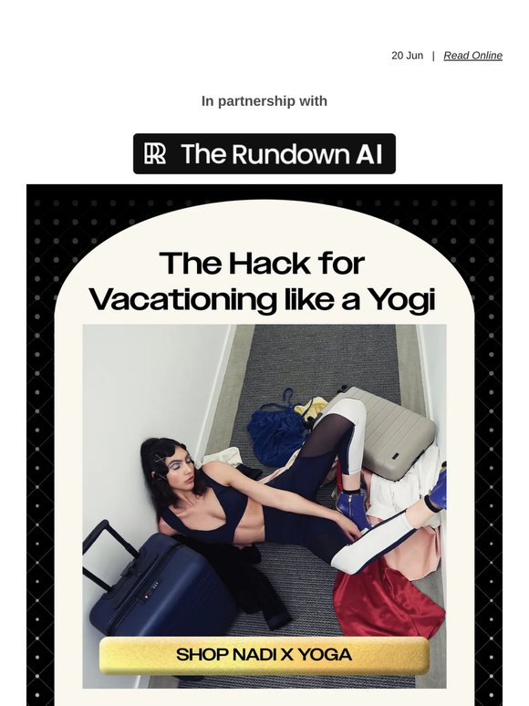 The Hack For Vacationing like a Yogi