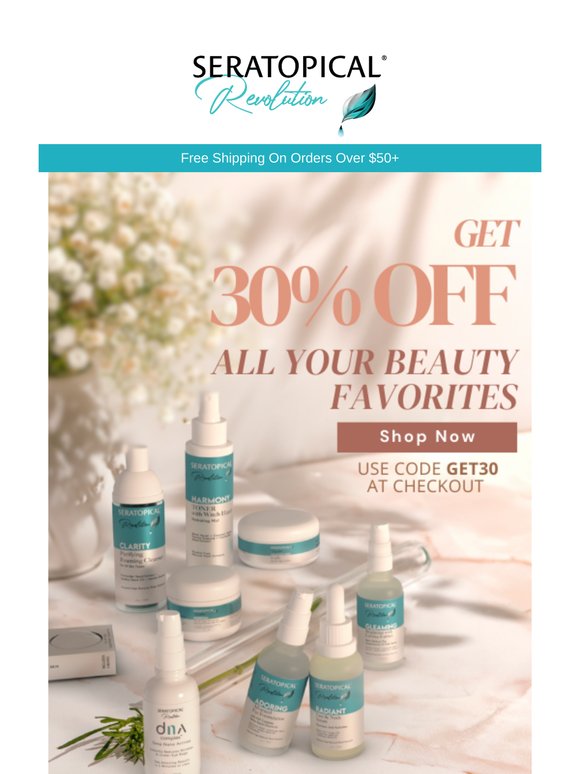 DON'T MISS OUT! Our Annual Skincare Sale is Ending - Get 30% Off!