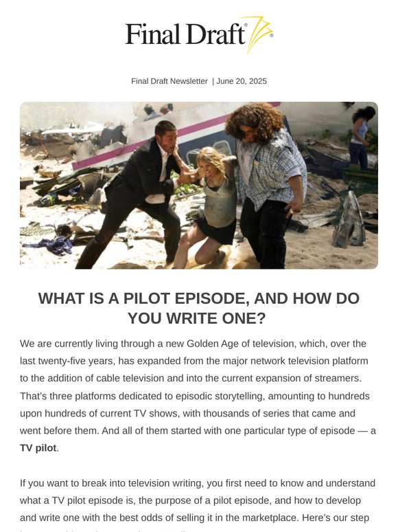 What is a pilot episode, and how do you write one? 📺 🤔