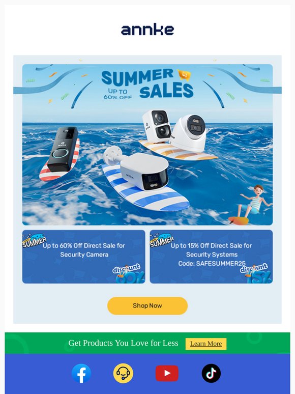 Up to 60% OFF — ANNKE Summer Sales Are Live!