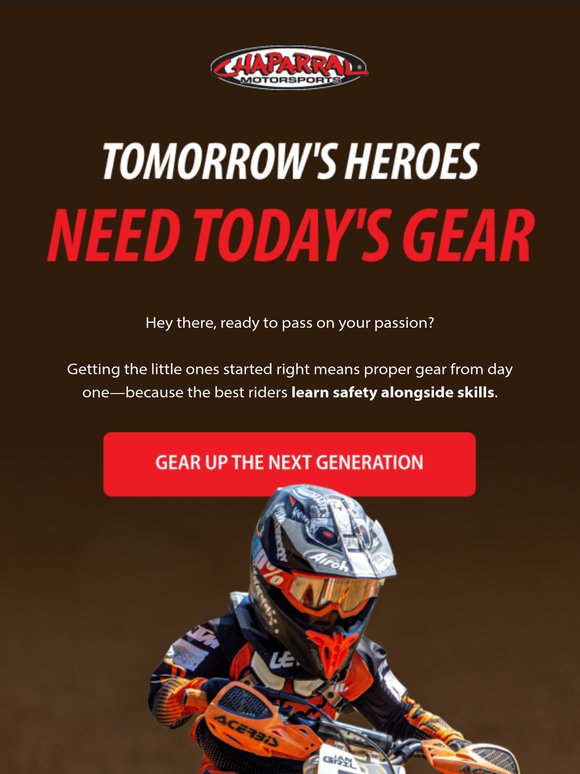 Kids Need Proper Riding Gear Too