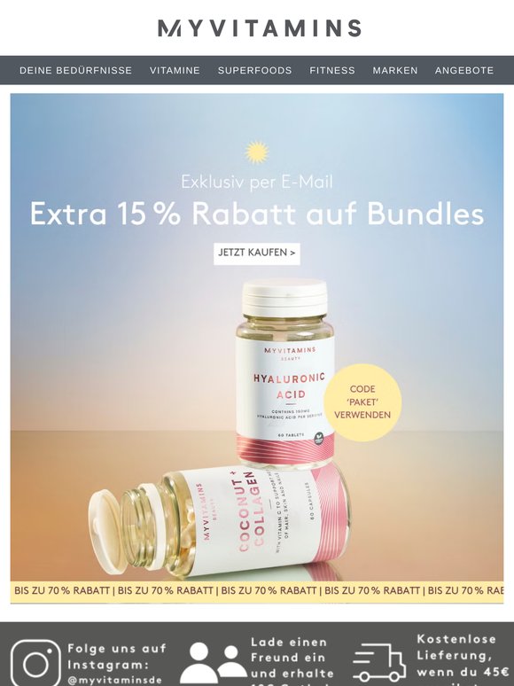 🛍️ Extra 15 % Rabatt auf alle Bundles – Nur für kurze Zeit!