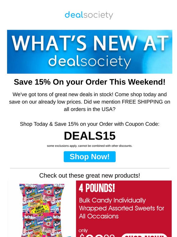 We've Got New Deals You're Sure To Love!