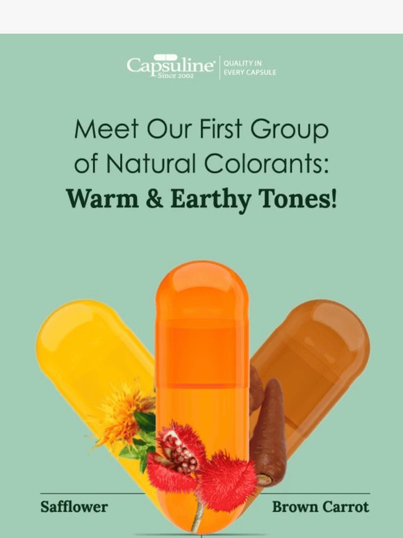 Natural Colorant Series: Earthy & warm tones 🤎