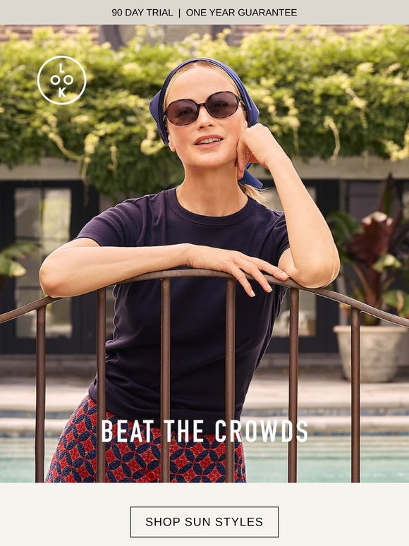 Beat The Crowds: 25% Off Sun Progressives + Tints