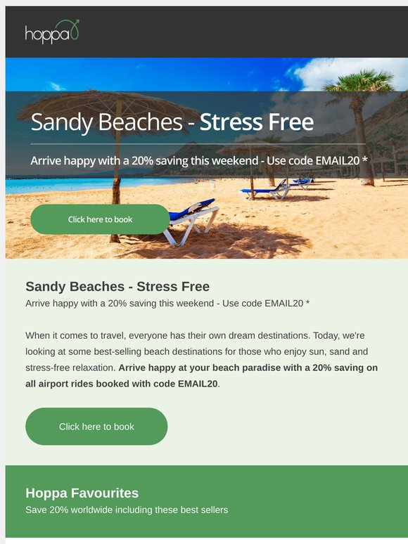 Sandy Beaches - Stress Free