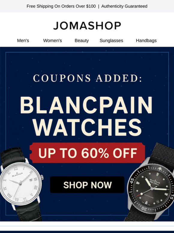 BLANCPAIN WATCHES COUPONS | 60% OFF!