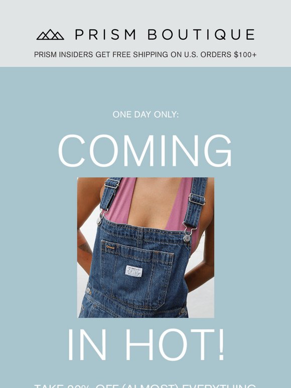 Summer is officially HERE: Take 20% off!