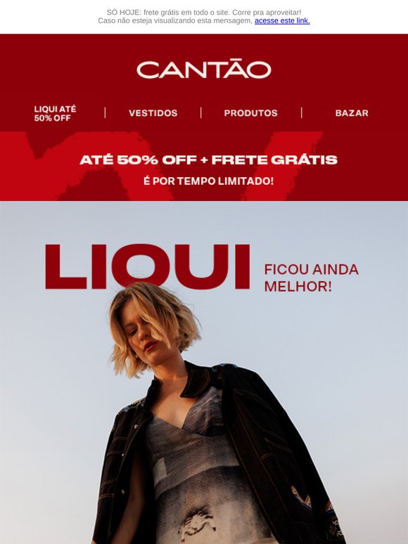 Até 50% OFF na LIQUI! Não perde tempo!