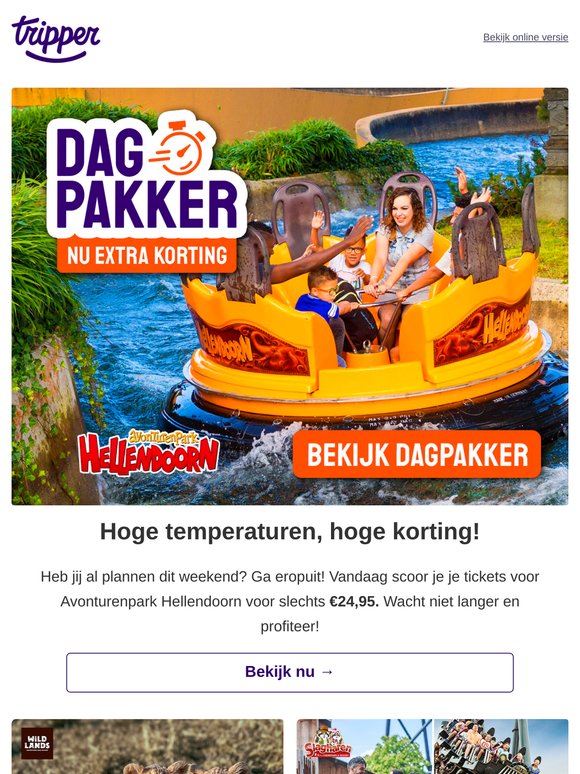 Dagpakker: Attractiepark Hellendoorn🎢