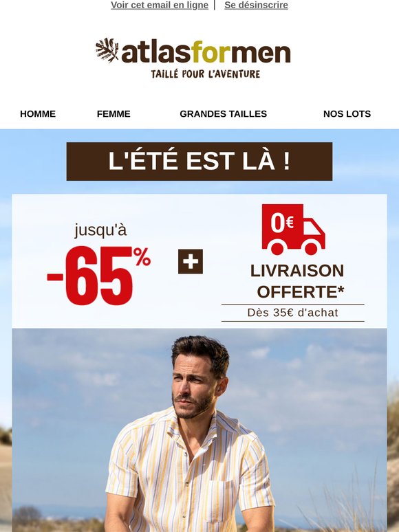 Nos tenues de l'Eté à prix réduit