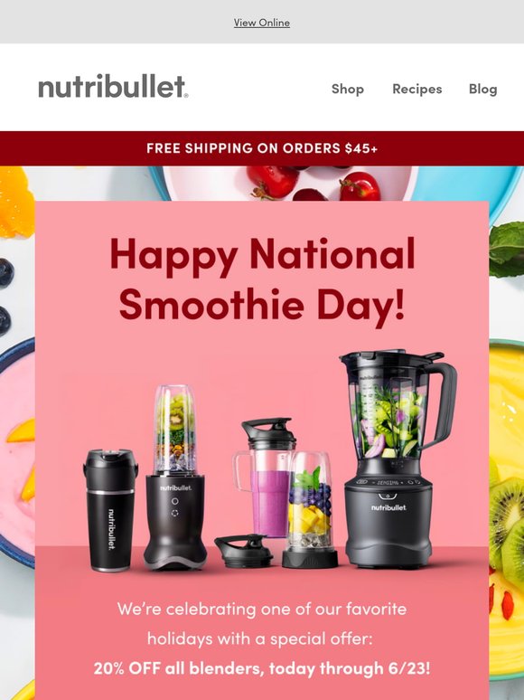 Celebrate Smoothie Day!