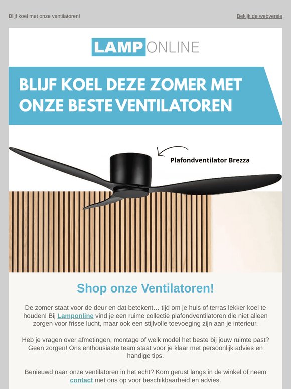 Blijf koel in de zomer met onze beste en stilste ventilatoren!