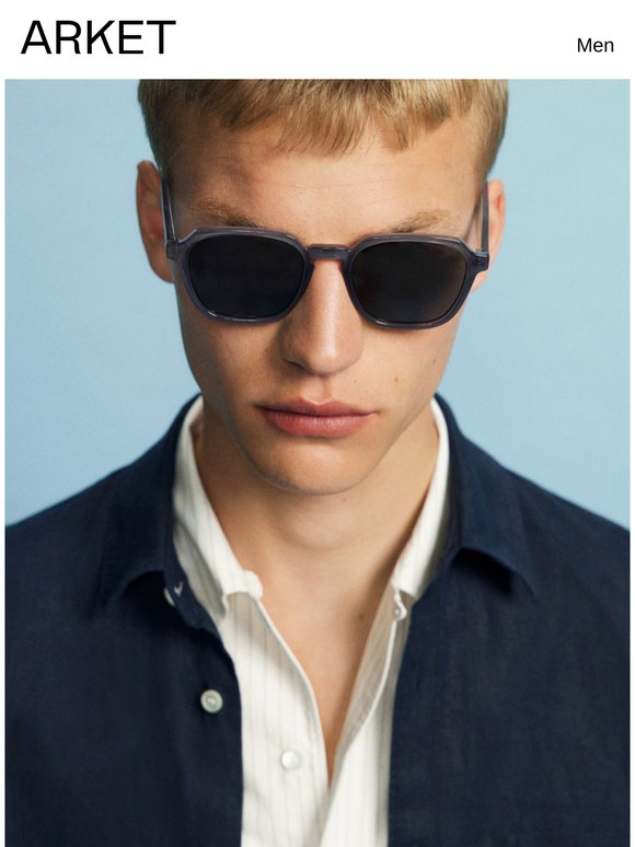A good shirt; sunglasses