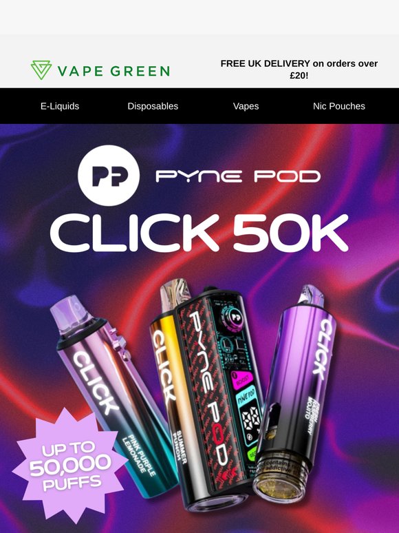 NEW Big Puff Vapes from £8.99! ⭐