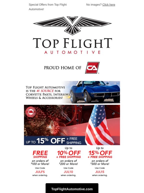 Up to 15% OFF+ FREE Shipping! 🇺🇸 Fourth of July Sale!