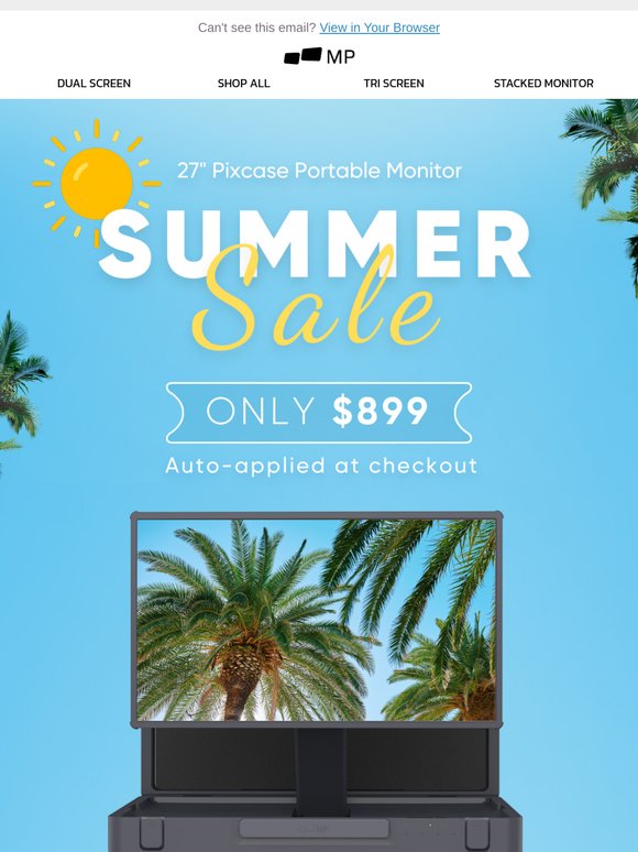 🚀 Summer Deal: 27" Pixcase Monitor Now Only $899!