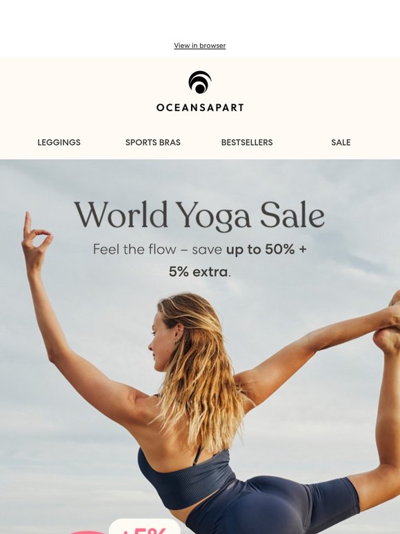 Our World Yoga Sale has started 🧘‍♀️