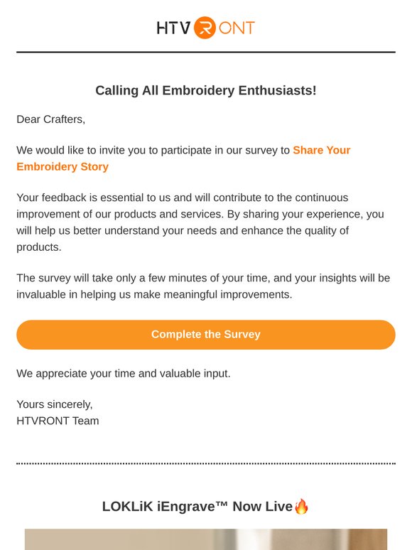 💌We Value Your Input on Embroidery!