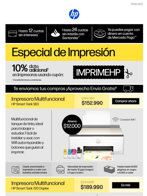 Tu nueva impresora con hasta 44% dcto y más 😉