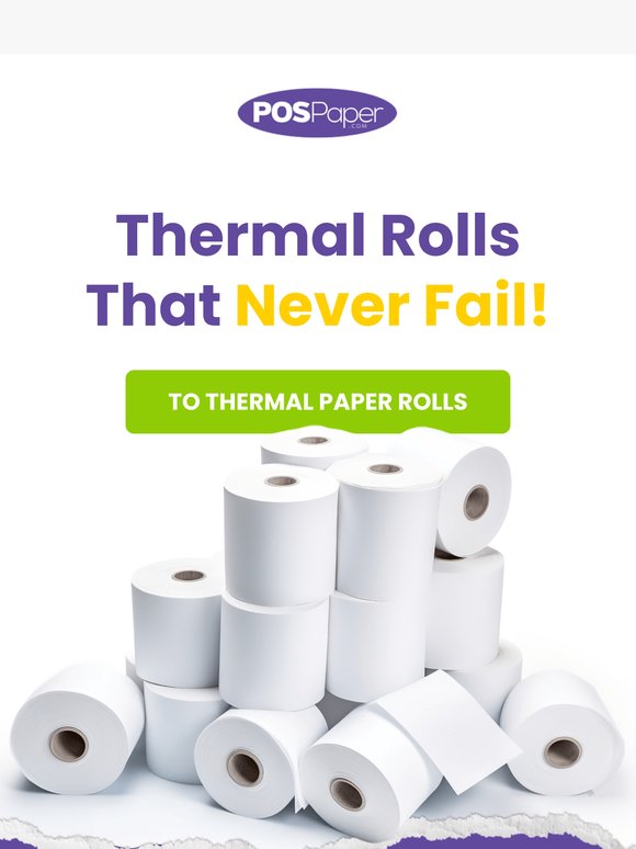 Stock Up: High-Quality Thermal Rolls!