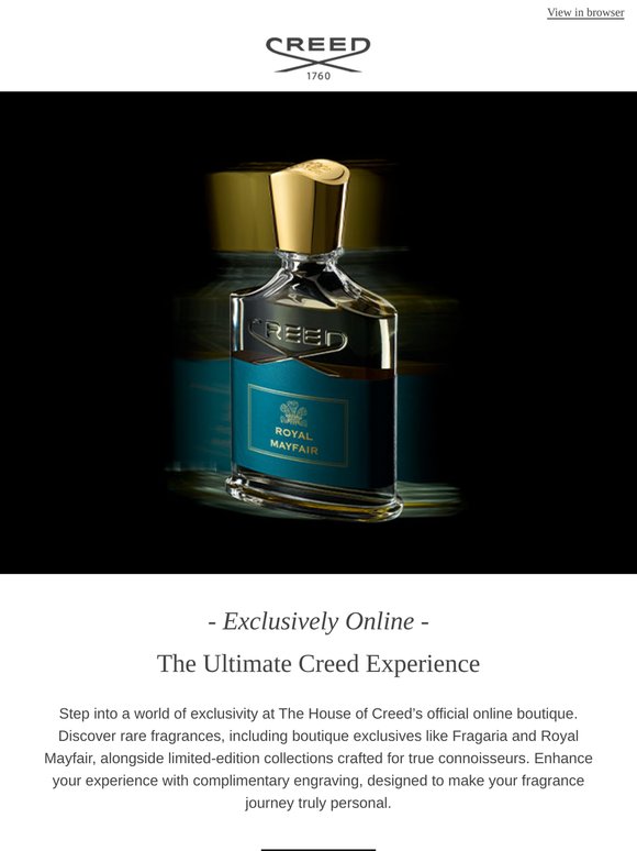 Indulge In The Extraordinary, Exclusively Online
