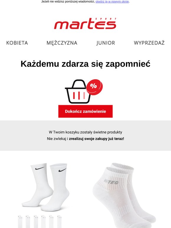 W koszyku pozostawiłeś świetne produkty! Wróć do koszyka i kup je, zanim zrobią to inni!