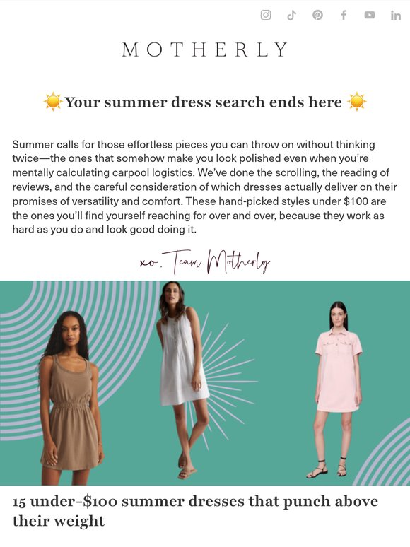 Summer dresses under $100 that work on repeat