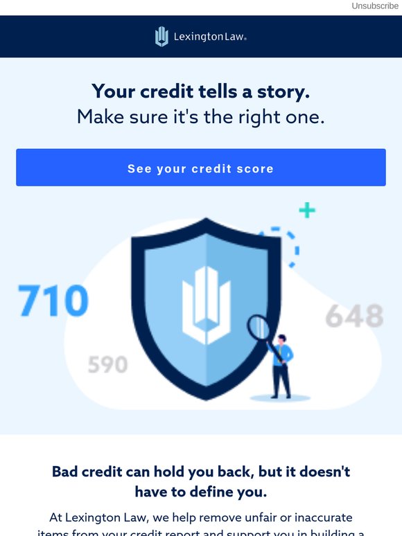 Does your credit reflect your true story?