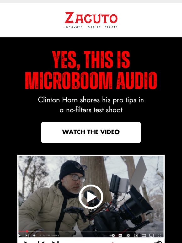 📽️ MicroBOOM in Action — See It Do What Wireless Mics Can’t