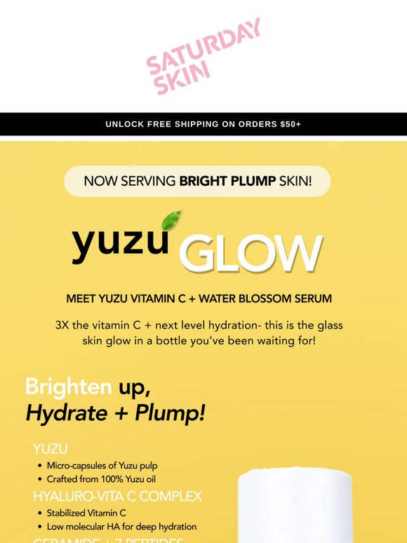 ✨ Still didn't check our New Yuzu Glow ? – Yuzu Serum Has Landed ✨