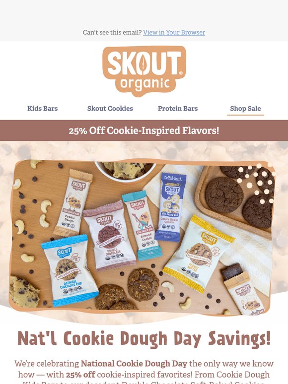 SAVE 25% & Your Cookie Dough Party Starts Now 🥳
