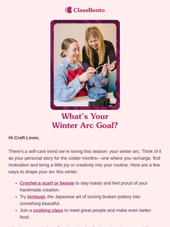 What's Your Winter Arc Goal?  ❄️🌈