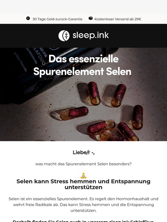Selen gegen Stress? 🧘