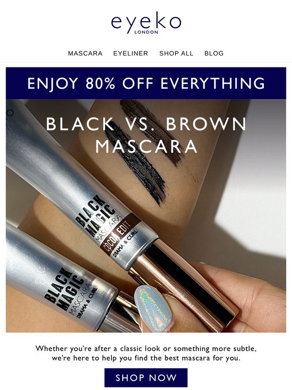 Black 🖤 or Brown 🤎 Mascara?