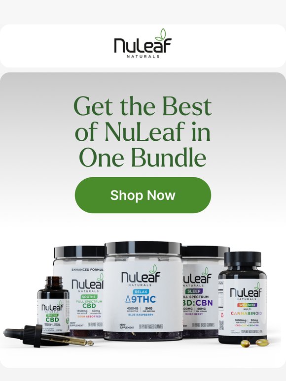 Discover NuLeaf’s Best Sellers Bundle