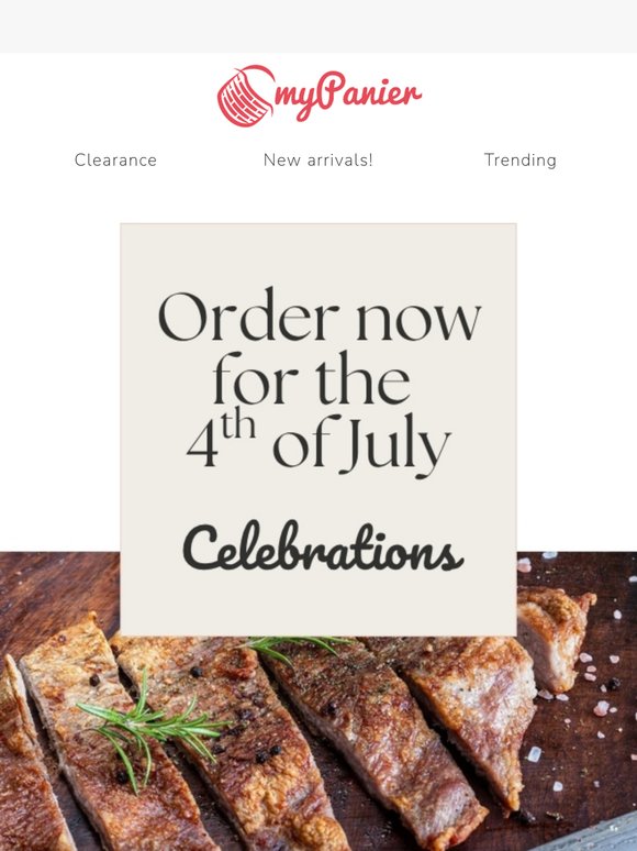Order now for the 4th. Wagyu beef, gourmet mustards & more >